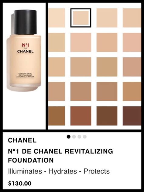 chanel best selling foundation|Chanel foundation color shade chart.